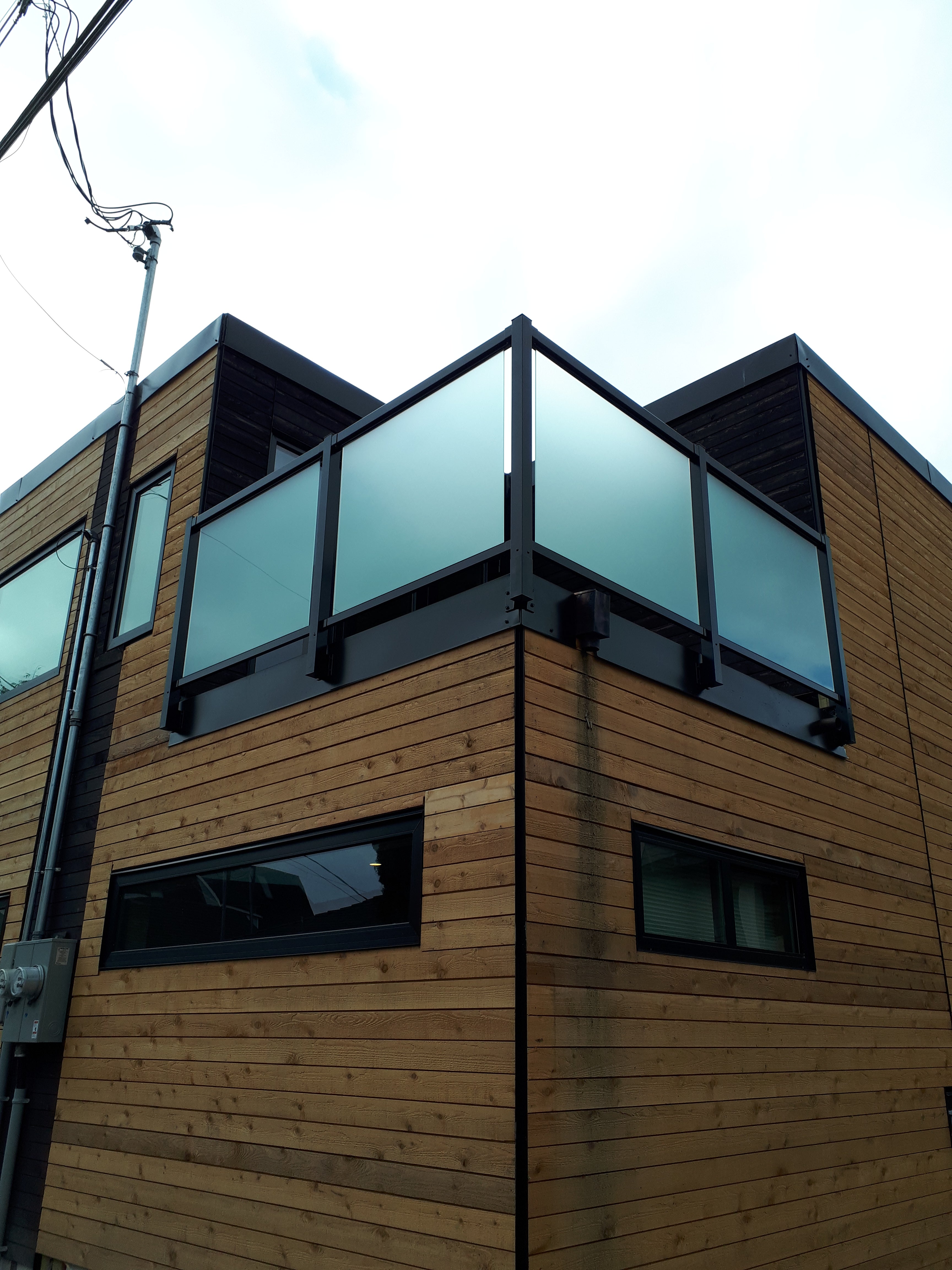 Tempered Glass Panel - FROSTED (Fits Vista and Regal Railings)