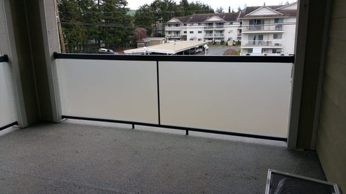 Tempered Glass Panel - FROSTED (Fits Vista and Regal Railings)