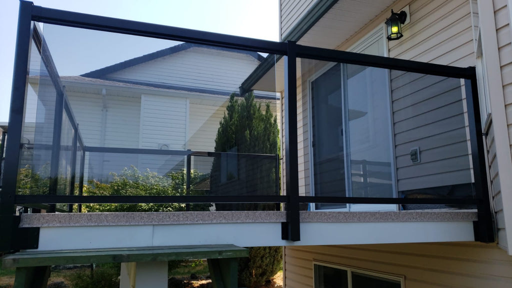 Tempered Glass Panel - GREY TINT (Fits Vista and Regal Railings)