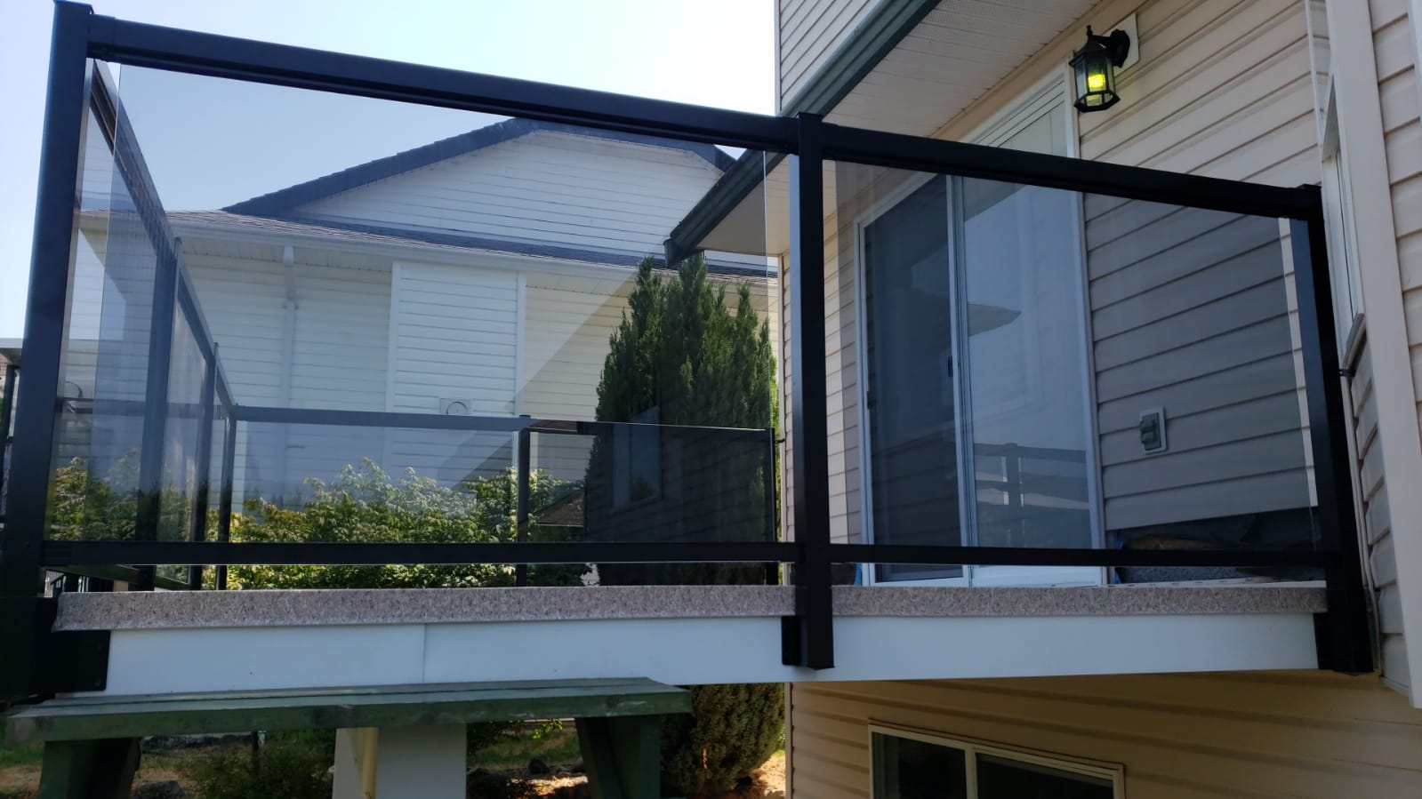 Tempered Glass Panel - GREY TINT (Fits Vista and Regal Railings)