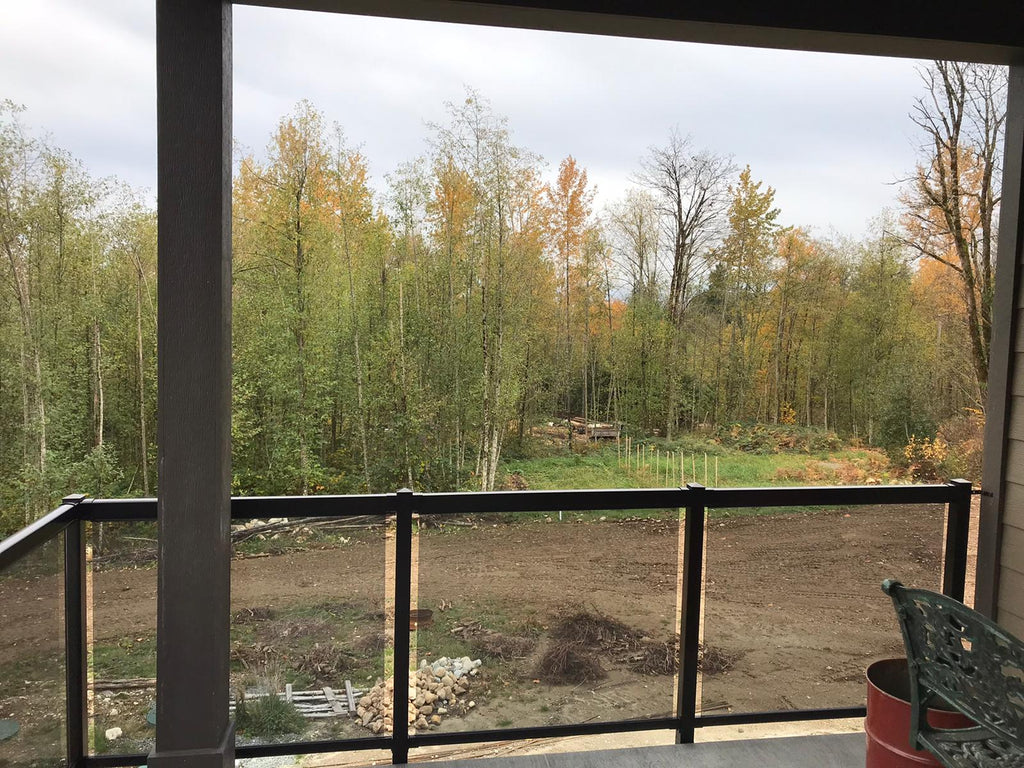 Tempered Glass Panel - GREY TINT (Fits Vista and Regal Railings)