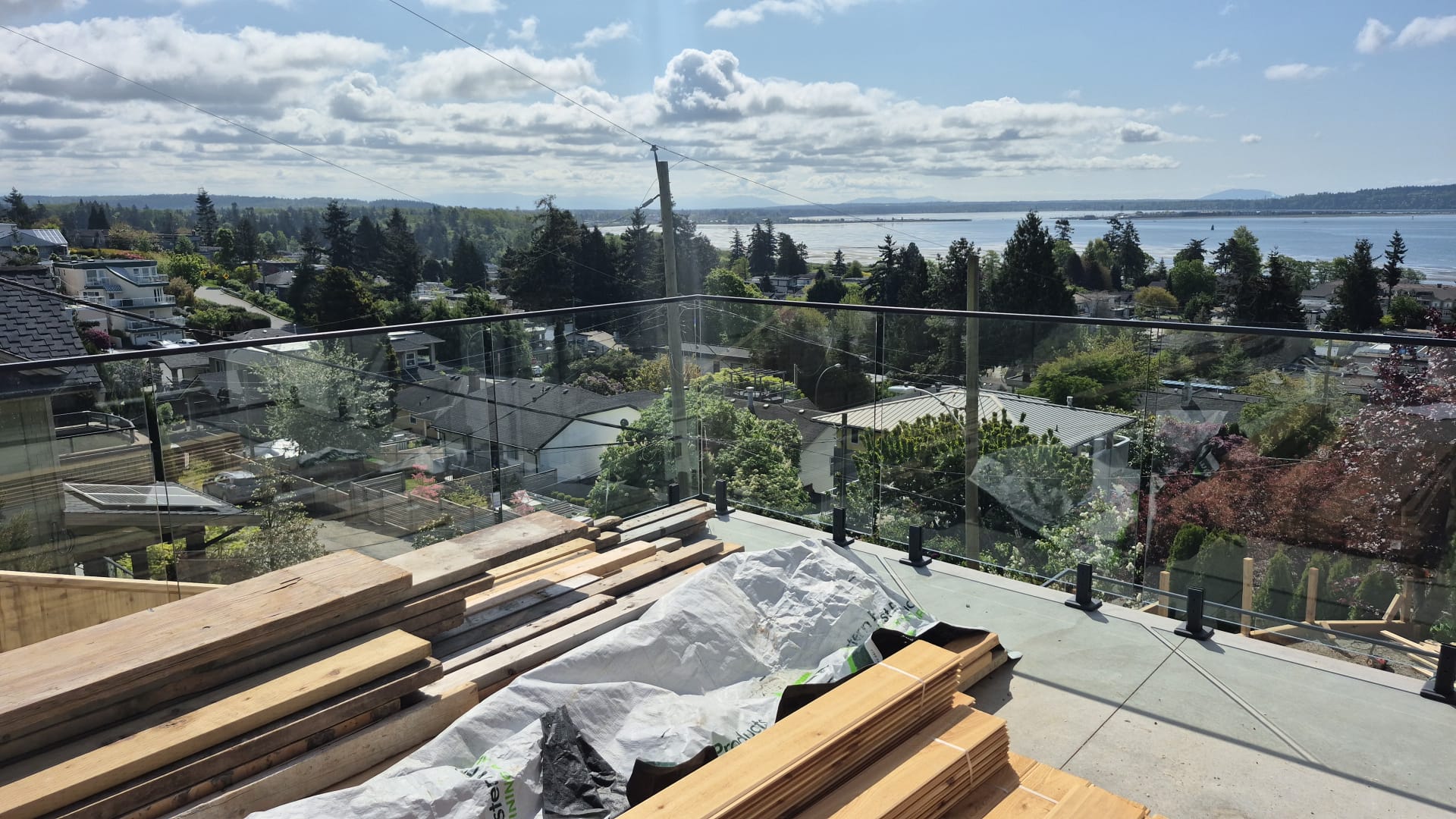 12mm Clear Tempered glass panels for Top Mount Spigot Posts