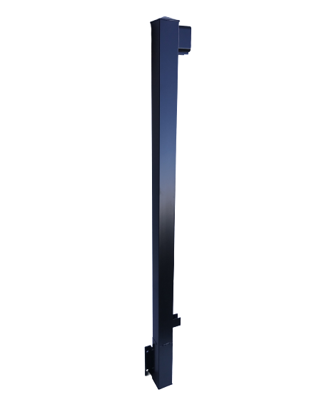 End post right w/ side bracket