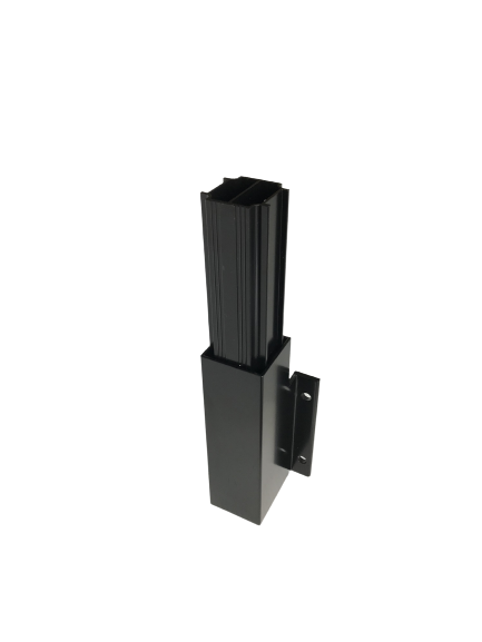 Post Side Bracket 5.5" Plate - Black