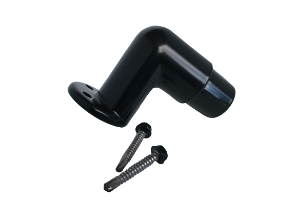 90° Wall Return - Black