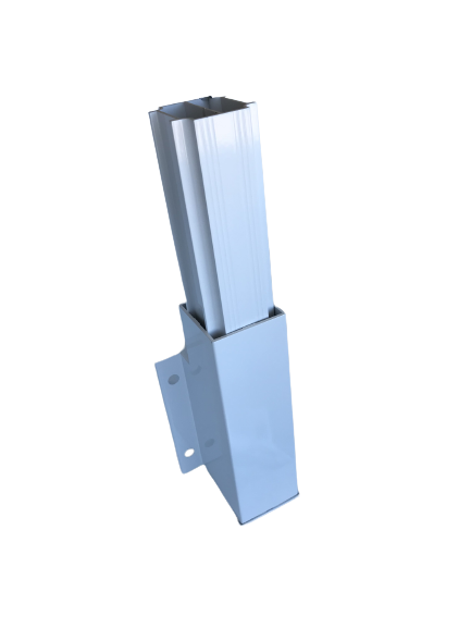 Post Side Bracket 5.5" Plate - White